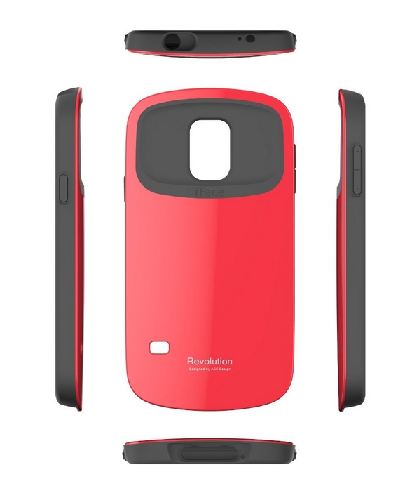 iFace Revolution Galaxy S5 Case Cover Dual Layer Bumper Protection red